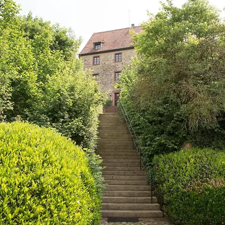 アパート Burgappartement - Herrenhaus Ein Platz Im Gruenen ヴィースロッホ